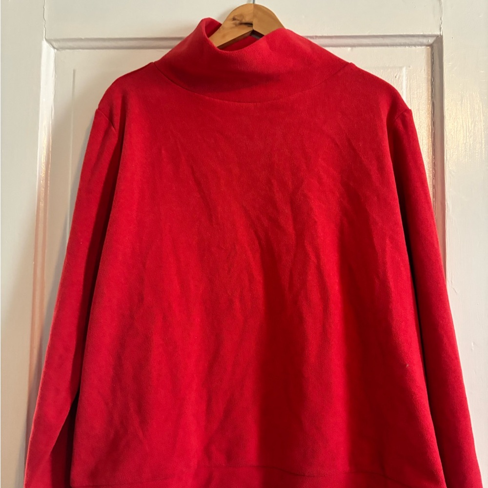 Dudley Stephens Red Cowl Neck Sweater